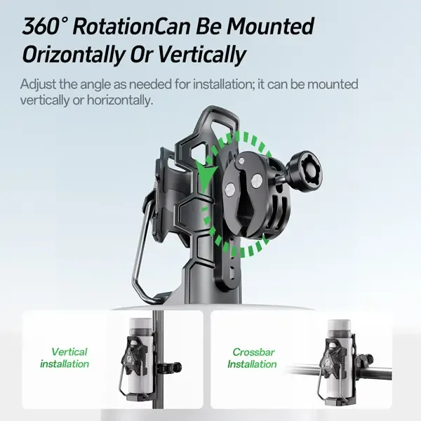 Anti-Theft Motorcycle Cup Holder