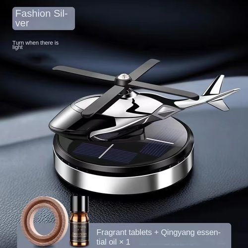 Helicopter Shaped Car Air Fresheners,Rotating Solar Powered Car Freshener, SolarHelicopter Car Aromatherapy, Car InteriorDashboard Decoration, Car Interior Decor,Universal Car Interior Decoration AccessoriesCar Accessories Car Fragrance Diffuser
