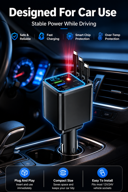 Multi-Function Car Charger