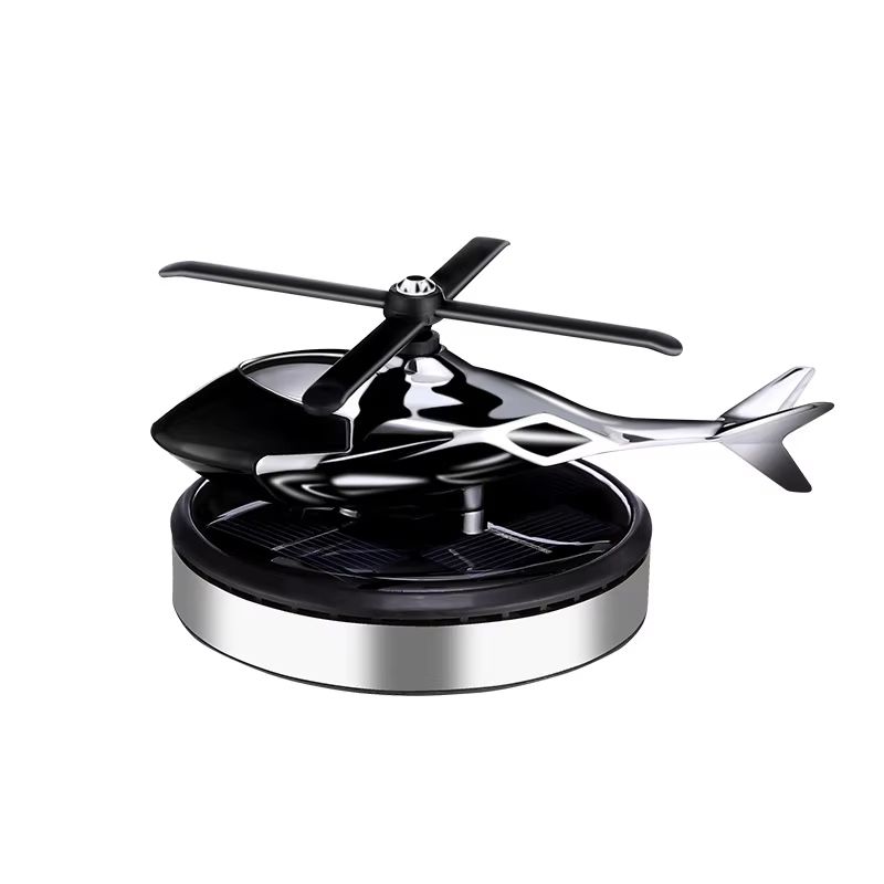 Helicopter Shaped Car Air Fresheners,Rotating Solar Powered Car Freshener, SolarHelicopter Car Aromatherapy, Car InteriorDashboard Decoration, Car Interior Decor,Universal Car Interior Decoration AccessoriesCar Accessories Car Fragrance Diffuser