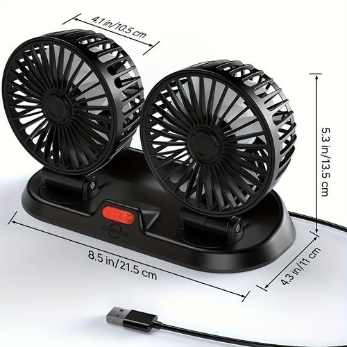Multi-Function Car Fan