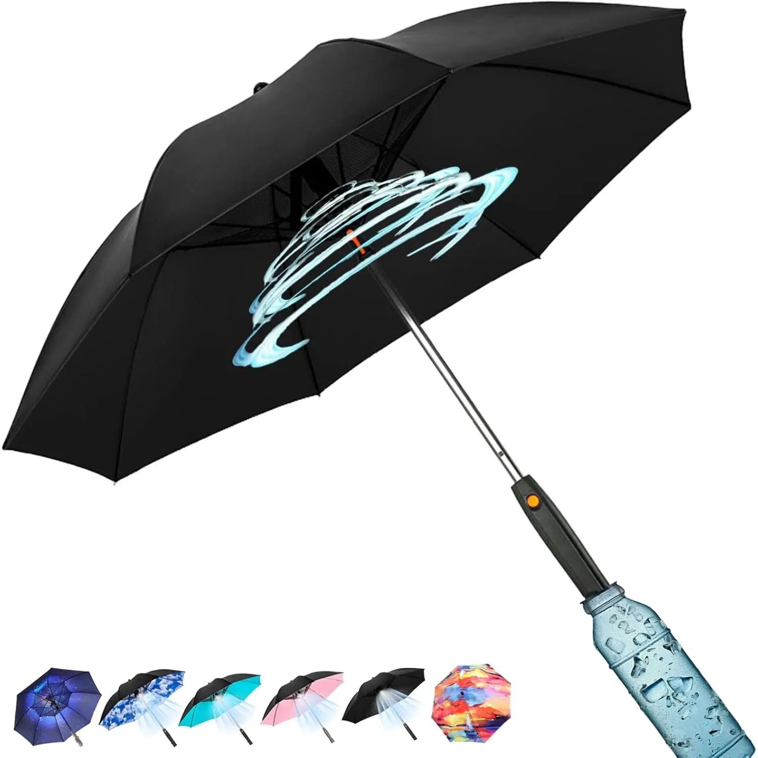 Misting Fan Umbrella