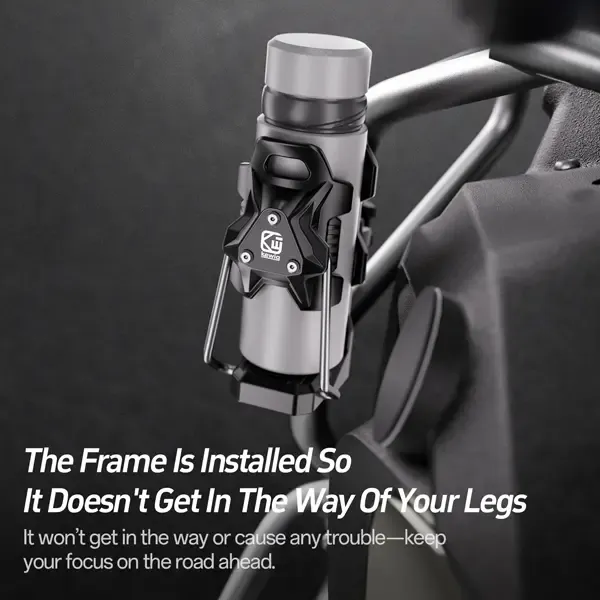 Anti-Theft Motorcycle Cup Holder