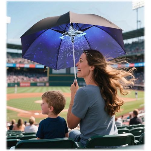 Misting Fan Umbrella