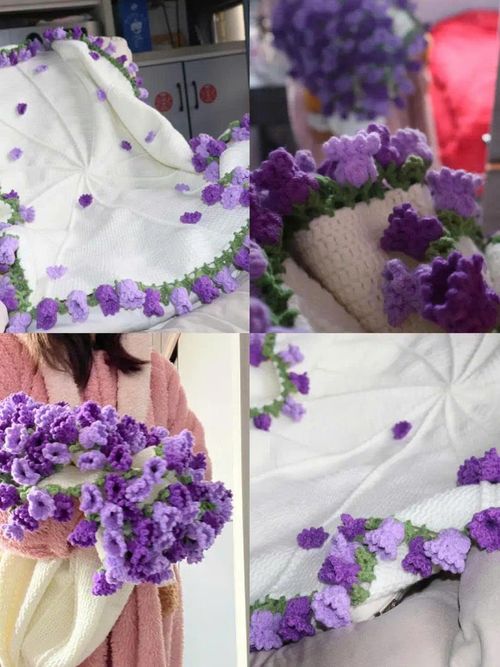 Handmade Crochet Rose Bouquet Blanket – Soft Flower Throw, Unique Gift for Her, Mother’s Day, Wedding, Birthday