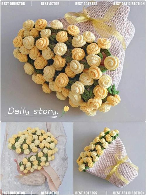 Handmade Crochet Rose Bouquet Blanket – Soft Flower Throw, Unique Gift for Her, Mother’s Day, Wedding, Birthday