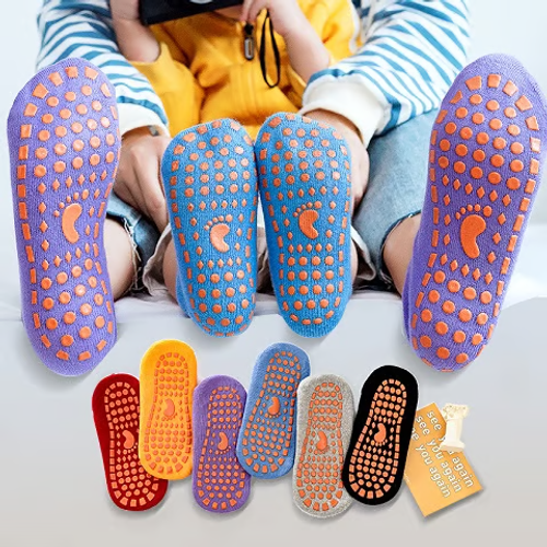 ⏰Non Slip Socks for Kids and Adults--10 Colors