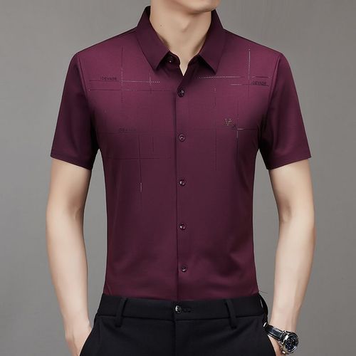MEN'S ICE SILK BUSINESS SHIRT
