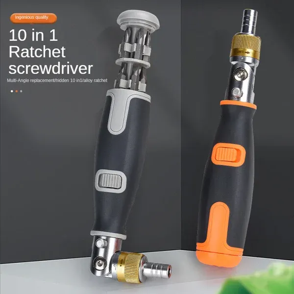 10 in 1 Multi-angle ratchet screwdriver Professional tools🎄🔥⏰✨🚀50% time limit🚀Ghana cash on delivery⏰
