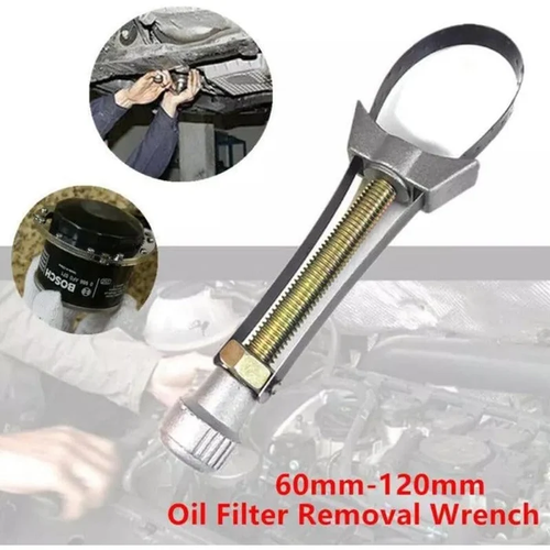 1. Adjustable Oil Filter Wrench, Heavy Duty Steel Band Strap Wrench for Car Motorcycle Oil Filter Removal 2.