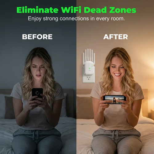 WiFi Repeater and Wireless Signal Extender - Router & Access Point