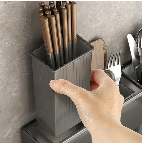 🍴🔪 Multifunctional kitchen knife and chopstick holder - practical storage and order in the kitchen