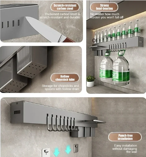 🍴🔪 Multifunctional kitchen knife and chopstick holder - practical storage and order in the kitchen