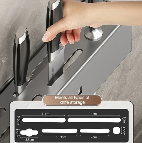 🍴🔪 Multifunctional kitchen knife and chopstick holder - practical storage and order in the kitchen