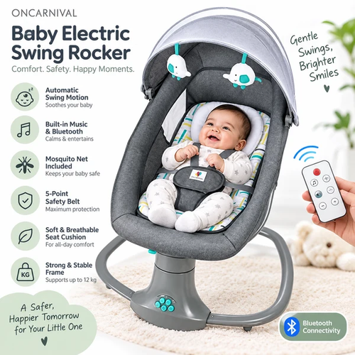 Newborn Baby Electric Swing Rocker