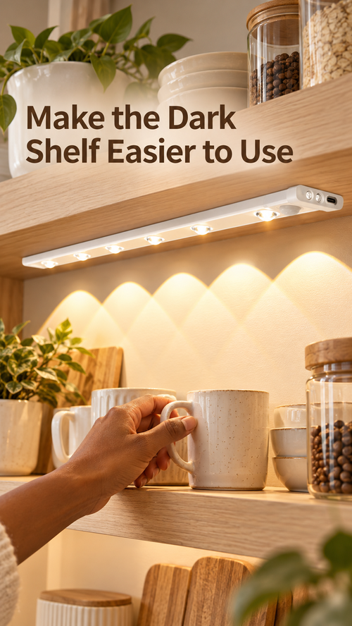 COD！Smart Motion-Activated LED Light — Wireless, Ultra-Thin Ambient Lamp for Cabinets and Wardrobes.Nairobi stock ships within 48H, delivered within 3days