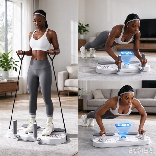 Multifunctional Abdominal Chest Workout Board, Foldable Ab Trainer Fitness Equipment
