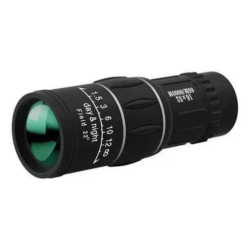 Portable monocular telescope with high magnification