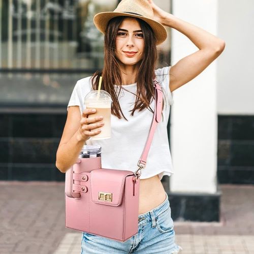 💕🎁💼Portable beverage bottle water cup bag