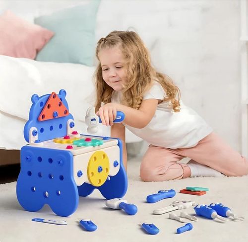🎁🔥Hippo All-in-one Tool Hub DIY Montessori Tool Box Set