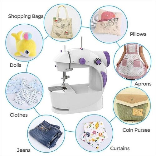 🔥💯🏹 Household Small Mini Sewing Machine Household Mini Electric Desktop Multi-Function Automatic Sewing Machine.💫😎👉