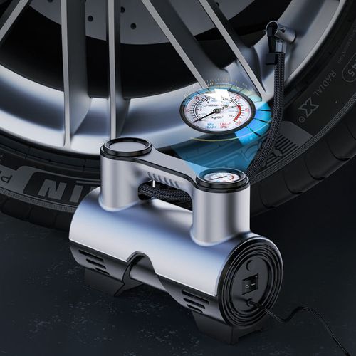 Flat tire on a lonely road at night? Not anymore. This portable digital air compressor inflates a car tire in just 10 seconds. Digital display, auto shut-off when the correct pressure is reached, built-in LED light for night emergencies. Works on cars, motorcycles, bicycles, and even footballs. ✅ Digital pressure display ✅ Auto shut-off ✅ 10-second fast inflation ✅ LED emergency light ✅ Fits car / bike / motorcycle / ball Keep it in your boot. It's not a question of if — it's when.