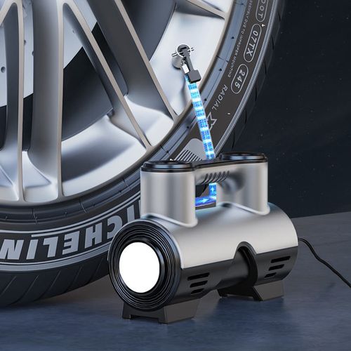 Flat tire on a lonely road at night? Not anymore. This portable digital air compressor inflates a car tire in just 10 seconds. Digital display, auto shut-off when the correct pressure is reached, built-in LED light for night emergencies. Works on cars, motorcycles, bicycles, and even footballs. ✅ Digital pressure display ✅ Auto shut-off ✅ 10-second fast inflation ✅ LED emergency light ✅ Fits car / bike / motorcycle / ball Keep it in your boot. It's not a question of if — it's when.