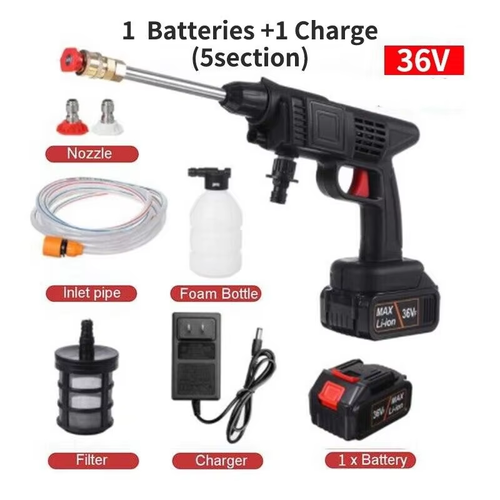 Wireless high-pressure water gun