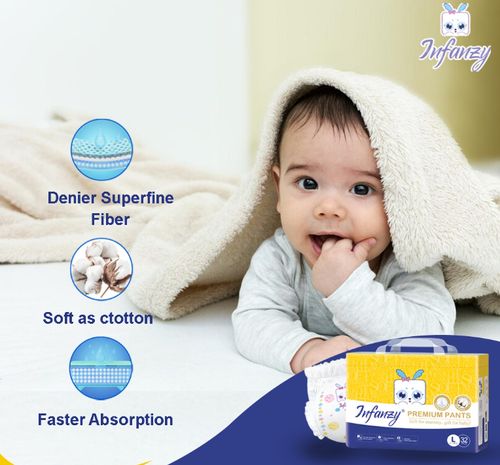 Super soft leak-proof baby diapers, disposable baby diapers
