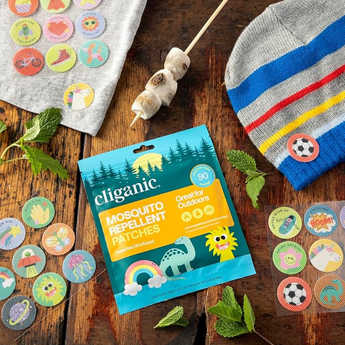 WIIEEY Mosquito repellent patches are gentle, herbal, refreshing, waterproof, sweat-proof, and anti-bite patches for children at home and on the go
