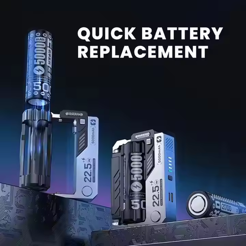Cyberpunk Tactical Mecha Experience Energy Reloading TYPE-C plug supports fast charging