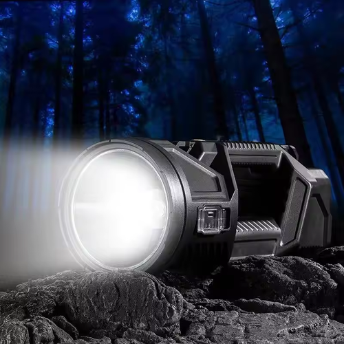 Solar-powered flashlight