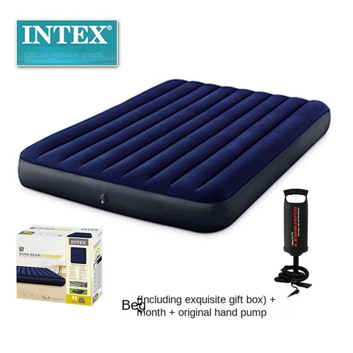 Large-sized plush fabric inflatable mattress for home use during lunch breaks