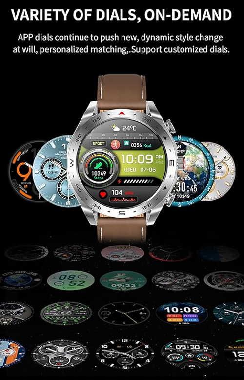X20 Smartwatch 1.43-inch 466 * 466 High-definition Screen with Built-in Headphones TWS 2 in 1 Fitness Smartwatch Calls
