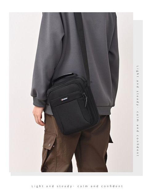 minimalist crossbody bag with multiple compartments