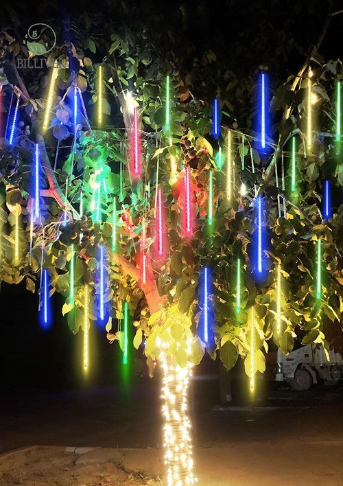 Meteor shower tree lights
