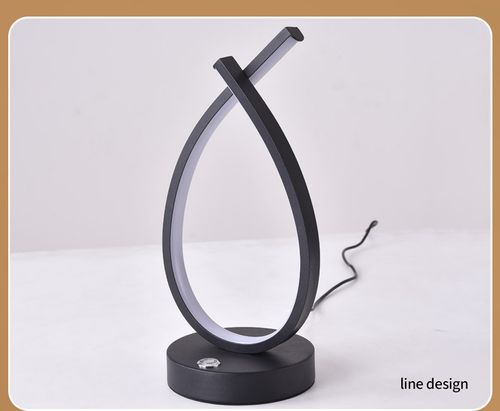 💡 Unique Line-Design Bedside Lamp - Modern Minimalist Decor Light for Cozy Bedroom Vibes! ✨