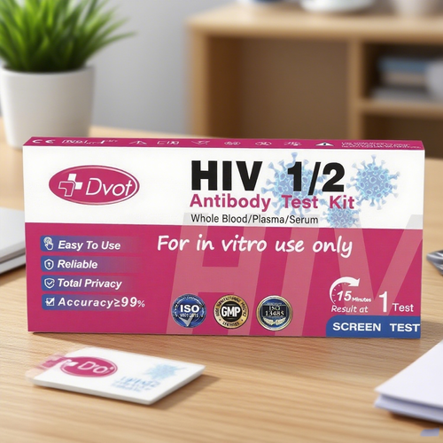 DVOT HIV 1,2 Antibody Test Kit for Home Blood Self-Testing
