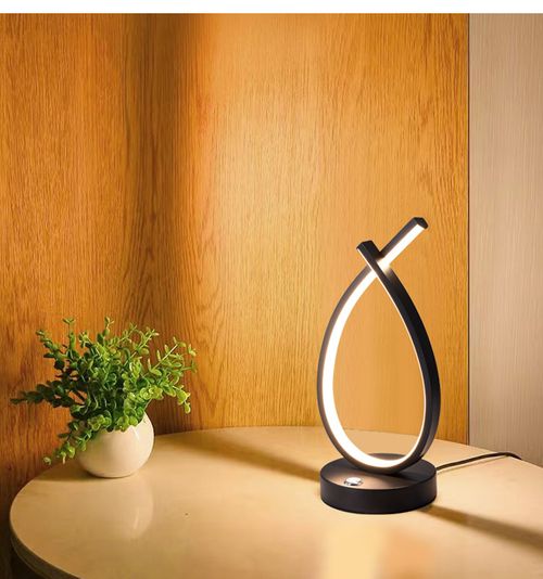 💡 Unique Line-Design Bedside Lamp - Modern Minimalist Decor Light for Cozy Bedroom Vibes! ✨