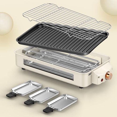 Multifunctional Split Smokeless Non-Stick Electric Grill Rack