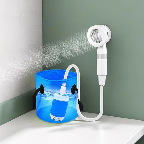 Electric  Lightweight Portable USB Rechargeable Outdoor Shower