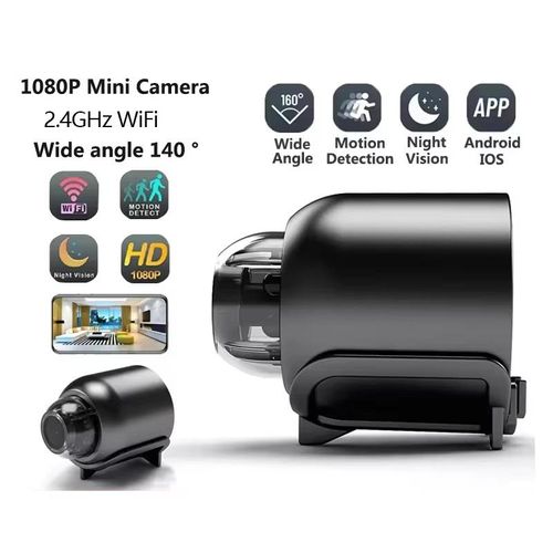 Hidden camera 2025 upgraded 720p home security wireless monitoring micro motion detection alarm night vision real-time recording indoor