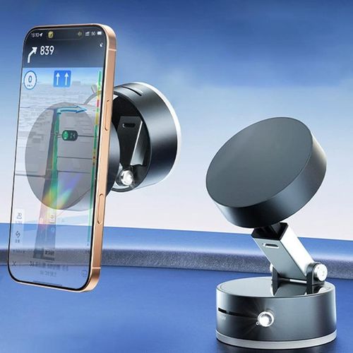 Vacuum Magnetic Phone Stand. Foldable And Retractable, Strongmagnet, Portable, Multi-Scene Useeasy To Use, Zero Bubbles, Your Screenstays Spotless