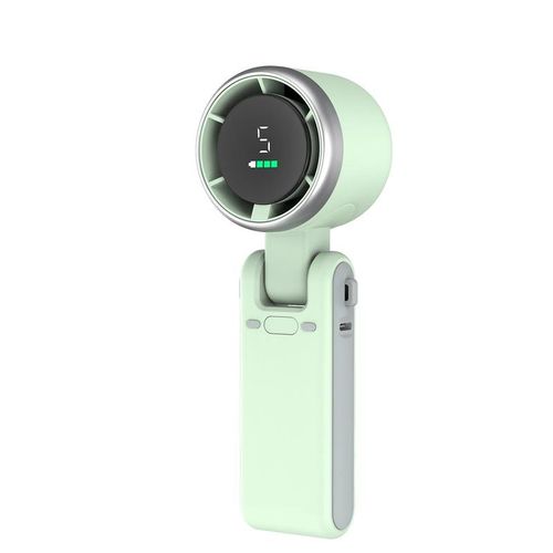 Portable Handheld Turbo Fan, 5 Gear Wind,4000mAh Battery Operated, Up to 10 Working Hours, 3 IN 1 Hand Fan Rechargeable with Air Turbo Tech Cooling Fan for Outdoor Activities, Travel, Working