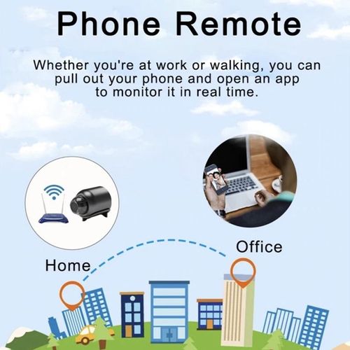 Hidden camera 2025 upgraded 720p home security wireless monitoring micro motion detection alarm night vision real-time recording indoor