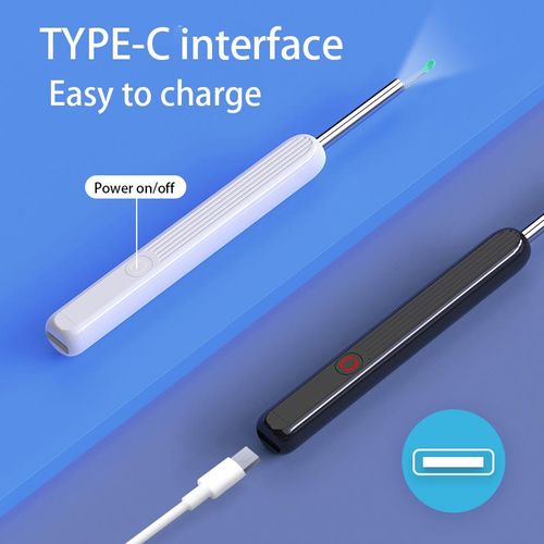 Ear Wax Removal Tool Camera, 1 Box Ear Cleaner with Light & Camera & Accessories, Earwax Removal Kit Compatible with Cell Phones & Tablets