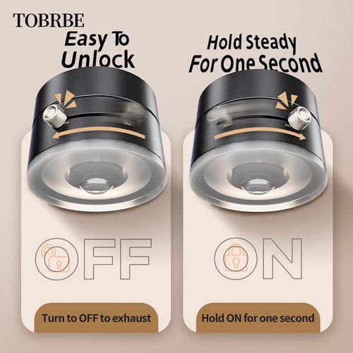 TOBRBE Magnetic Phone Car Holder, Suction Cup Holder, Manual Magnetic Vacuum Adsorption Mobile Phone Holder Cellphone Mount Stand rotating springtok Black Electronics Accessories Smartphone double-sided