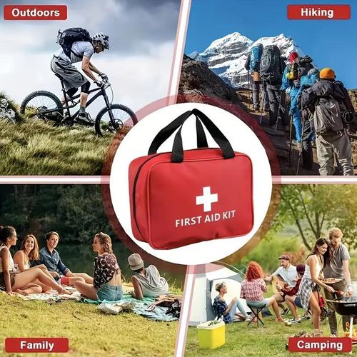 Outdoor First Aid Kit, Portable Bag for Hunting, Hiking, Camping, Includes Emergency Supplies and Accessories for Multi-purpose Use, Christmas Gift, Camping Essentials, Camping Accessories, Selfcare