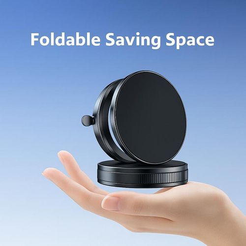Adjustable 360-Degree Phone Stand-HandsFree Mount Magnetic Phone Stand, Fordable andRetractable, Magnetic Car Phone Holder, ideal forCar or Gym or Mirror or Shower and Smooth Surface,.CarAccessories Fit for iPhone 16 Pro Max 15