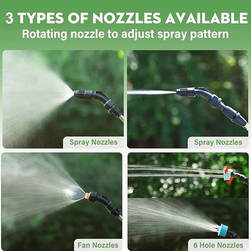 8-liter electric sprayer with fast self-priming and spraying. It's extremely worry-free for outdoor work.